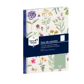 Carnets souples A5 - 64 pages Daisy par 2 - 15x21 cm - Quo vadis photo du produit