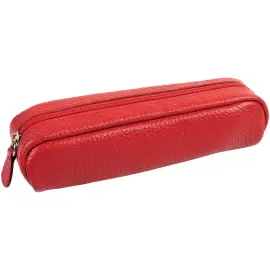 Trousse rectangle - Cuir Goya - 20x6x4,5 cm - Quo vadis photo du produit