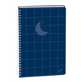 Carnet rigide A5 spirale - 192 pages Authentik - 15x21 cm - Quo vadis photo du produit