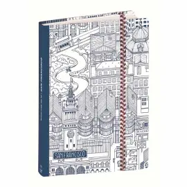 Carnet A5 192 pages Docteur Paper - 15x21 cm - avec &eacute;lastique - Quo Vadis photo du produit