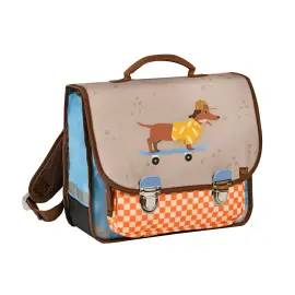 Cartable 36 Vintage - 2 compartiments Animascot - 36x30x14 cm - Quo vadis photo du produit