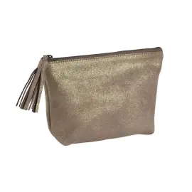 Trousse pompon - Cuir Julo - 18x15 cm - Quo vadis photo du produit