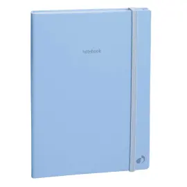 Carnet A5 192 pages Pastel - 15x21 cm - avec &eacute;lastique - Quo Vadis photo du produit