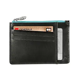 Porte-cartes / monnaie - cuir Holi - 13,2x9,5x0,2 cm - Quo vadis photo du produit