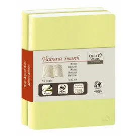 Duo de carnets souples A6 - 96 pages Habana Smooth - 10x15 cm - Quo vadis photo du produit