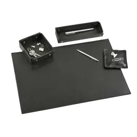 Kit de bureau - Cuir Satiny - 46x31x3,5 cm - Quo vadis photo du produit