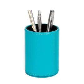 Pot &agrave; crayons - Cuir Satiny - 10x7 cm - Quo vadis photo du produit