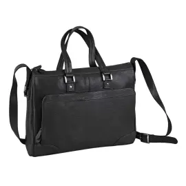 Sacoche Papillon - Cuir Eaton - 41,5x30x9 cm - Quo vadis photo du produit