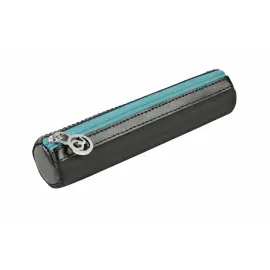 Trousse mini ronde - Cuir Holi - 17x3,5 cm - Quo vadis photo du produit