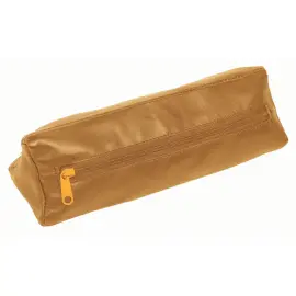 Trousse triangle 3 compartiments - Cuir Merinos - 22x7x7 cm - Quo vadis photo du produit