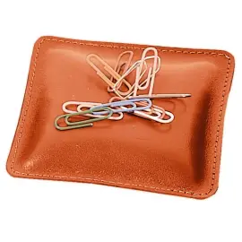 Coussin &agrave; trombones - Cuir Satiny - 10x10x2,5 cm - Quo Vadis photo du produit