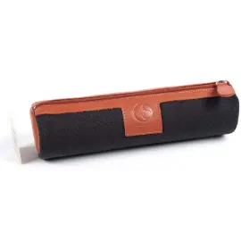Trousse ronde - cuir S1829 - 22x6 cm - Quo vadis photo du produit