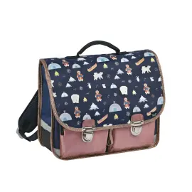 Cartable 38 Vintage - 2 compartiments Louise & Arthur - 38x30x14 cm - Quo vadis photo du produit