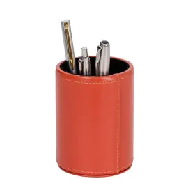 Pot &agrave; crayons - Cuir Satiny - 10x7 cm - Quo vadis photo du produit