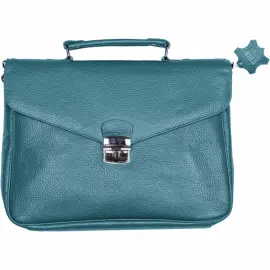 Sacoche fermoir metal - cuir Goya - 30x27x05 cm - Quo vadis photo du produit