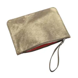 Pochette zipp&eacute;e - Cuir Julo - 18x25 cm - Quo vadis photo du produit