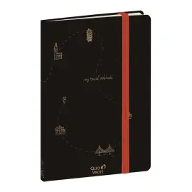 Carnet de voyages carnets th&eacute;matiques - 15x21 cm - avec &eacute;lastique - Quo vadis photo du produit