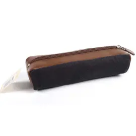Trousse rectangle cuir S1829 - 20x6x4,5 cm - Quo vadis photo du produit