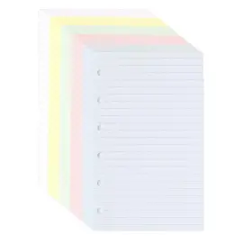 Feuilles r&eacute;gl&eacute;es Multicol 0813 rech s/f recharge tranche dor&eacute;e - 8,5x13 cm - Lign&eacute;es - Quo vadis photo du produit