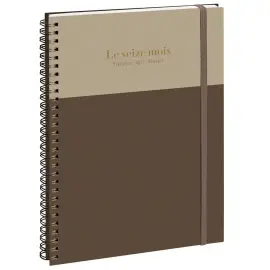 Sem. bureau SAD 29S Gustave Marron/Gr&egrave;ge - Exacompta photo du produit