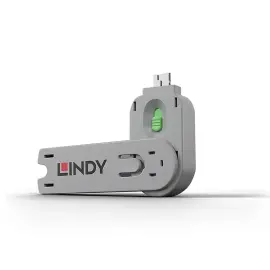 Cl&eacute; pour bloqueur de port USB A vert - Lindy photo du produit