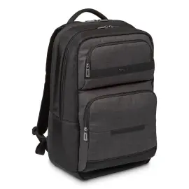 Sac &agrave; dos CitySmart simili-cuir noir et gris - Targus photo du produit
