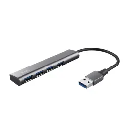 Hub USB 3.2 Gen 1 type A Halyx noir et gris - Trust photo du produit