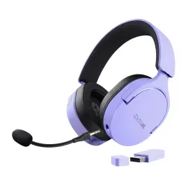 Casque gaming filaire et sans fil GXT 491P Fayzo noir et violet - Trust photo du produit