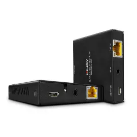 Extender HDMI 4K60 & IR Cat.6 50 m avec PoC & sortie loop - Lindy photo du produit