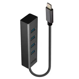Hub USB 3.2 Gen 1 type C 4 ports - Lindy photo du produit