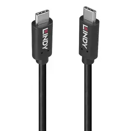 C&acirc;ble 36975 USB 3.2 Gen 2x2 1,5 m USB C 20 Gbit/s 100 W noir - Lindy photo du produit