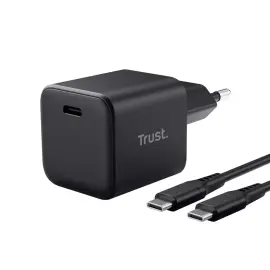Chargeur secteur universel &agrave; charge rapide 26046 noir - Trust photo du produit