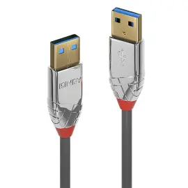 C&acirc;ble USB 3.2 type A 5 Gbit/s Cromo Line 3 m - Lindy photo du produit