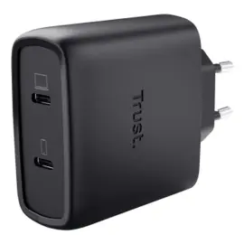 Chargeur GaN USB-C 2 ports Maxo 65 W - Trust photo du produit