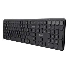 Clavier sans fil Bluetooth Vaiya AZERTY noir - Trust photo du produit