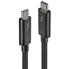 C&acirc;ble Thunderbolt 3 de 0,5 m 40 Gbit/s PD 100 W passif - Lindy photo du produit