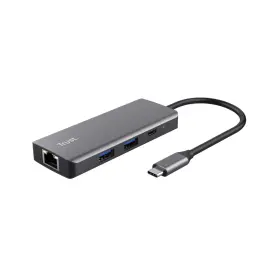 Adaptateur r&eacute;seau USB-C vers Ethernet Dalyx 1000 Mbit/s argent - Trust photo du produit
