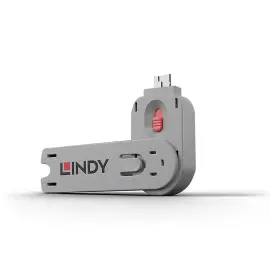 Cl&eacute; pour bloqueur de port USB A rose - Lindy photo du produit