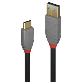 C&acirc;ble USB 3.2 type A vers C de 1 m 10 Gbit/s Anthra Line - Lindy photo du produit