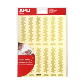 Etoiles or et argent 4 feuilles - Apli photo du produit