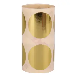 Rouleau gommettes rondes &Oslash; 45 mm or - Apli photo du produit