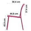 Chaise VERANO - Menthe - Officepro photo du produit