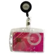 10 Porte-cartes magnétiques avec enrouleur - 1 carte - 8,6x5,4 cm - Durable photo du produit