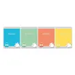 Cahier maternelle agrafé double ligne 18mm - A5+ 90g - 32 pages - Assortis - Conquérant photo du produit