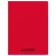 Cahier polypropylène piqûre 96P SEYES 240x320 90g rouge photo du produit