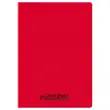 Cahier polypropyl&egrave;ne piq&ucirc;re 96P SEYES  210x297 90g rouge photo du produit