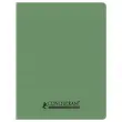 Cahier polypropylène piqûre 96P SEYES 170x220 90g - 90% recyclé vert photo du produit