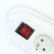 Blocs 5 prises - Avec USB et interrupteur - C&acirc;ble 4m photo du produit