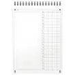 Bloc Task Manager - A5 - 140 pages - Bleu marine - Oxford photo du produit