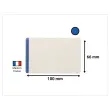 50 Pochettes logistique adh&eacute;sives - 10 x 3,8 cm - Bleu - Tarifold photo du produit